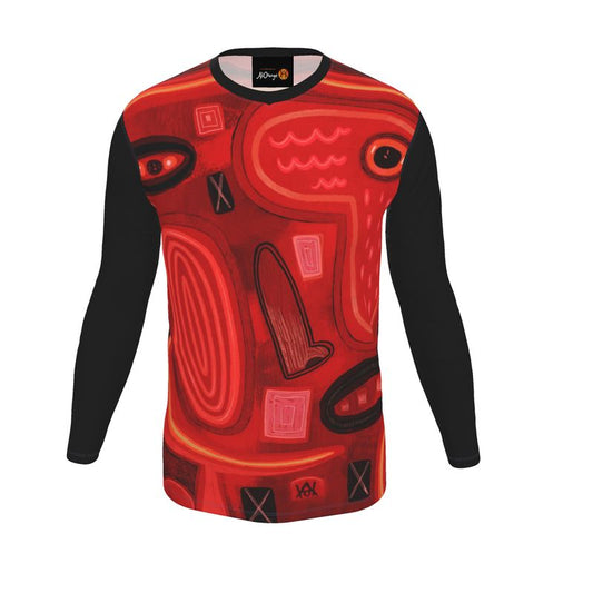 Red Face Long Sleeve T-Shirt